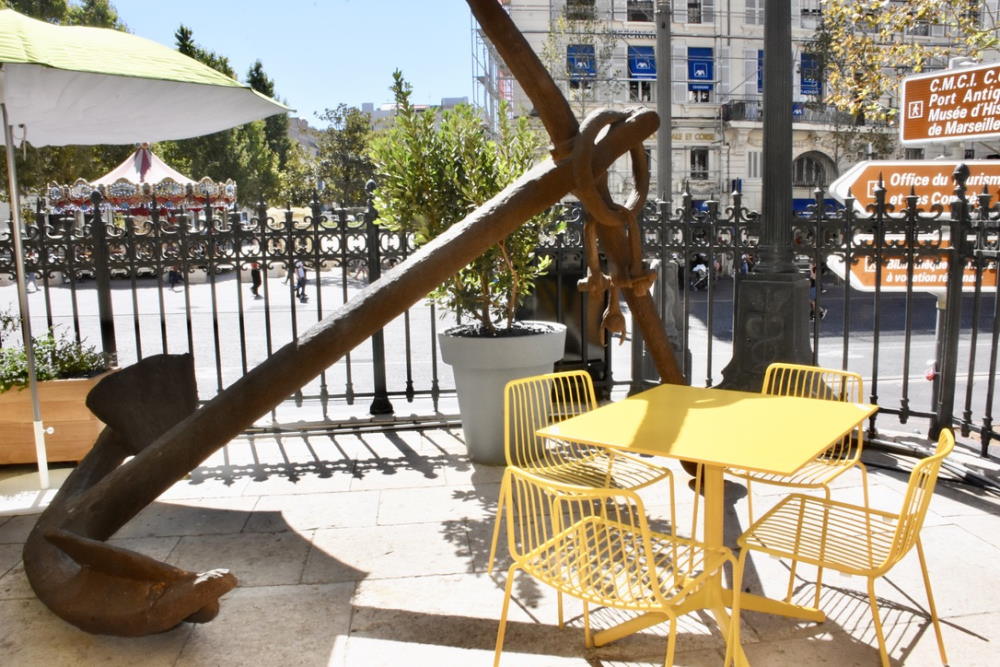 Terrasse restaurant vieux-port 1860 Le Palais